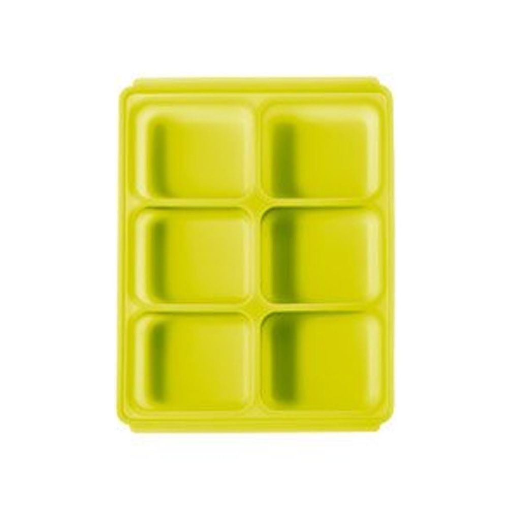 TGM - 白金矽膠副食品冷凍儲存分裝盒 (L - 綠色)