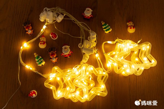 聖誕節雪花LED彩燈(八功能款)-聖誕樹 (長度約300cm)