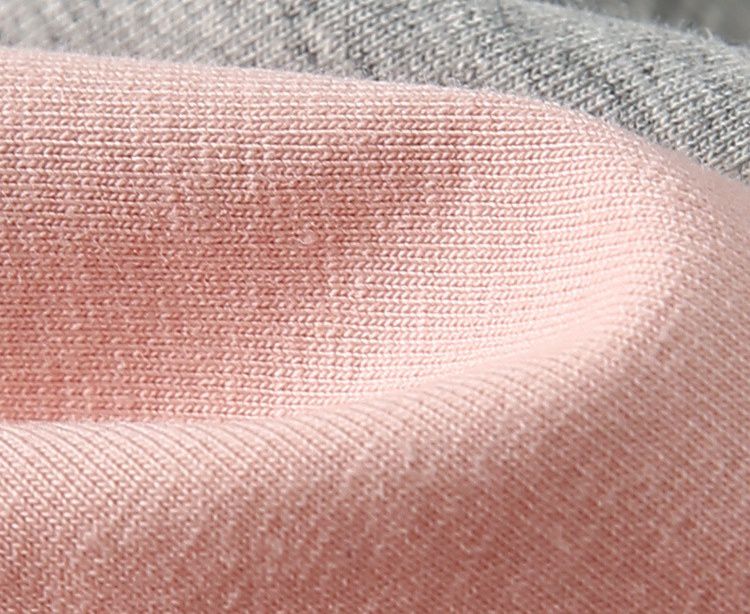 彈力九分內搭褲-花花-粉色