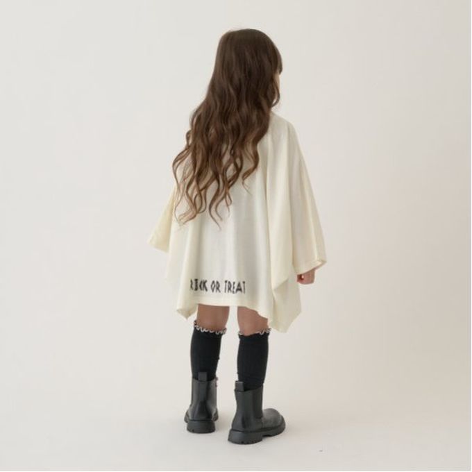 日本 b-ROOM - 萬聖節寬版造型上衣-幽靈-炭灰