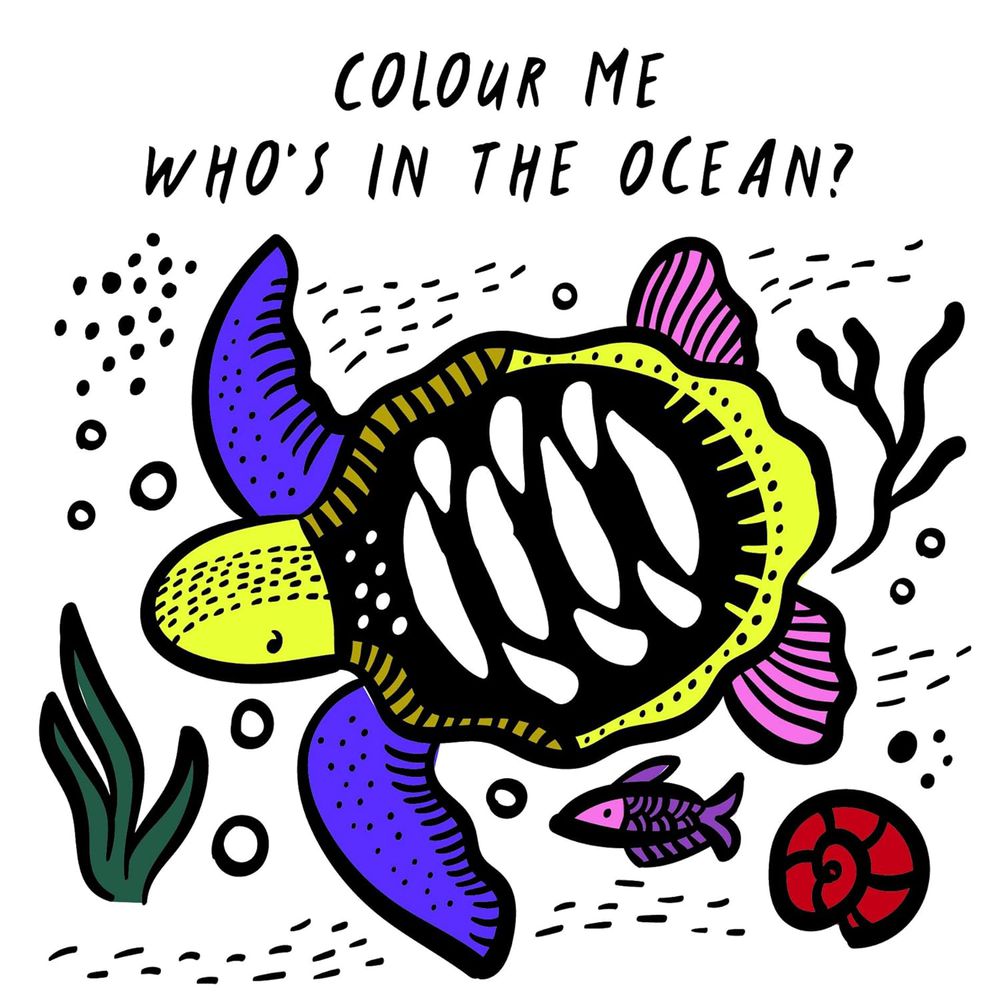 Colour Me: Who's in the Ocean? 是誰住在海洋裡 (變色洗澡書)