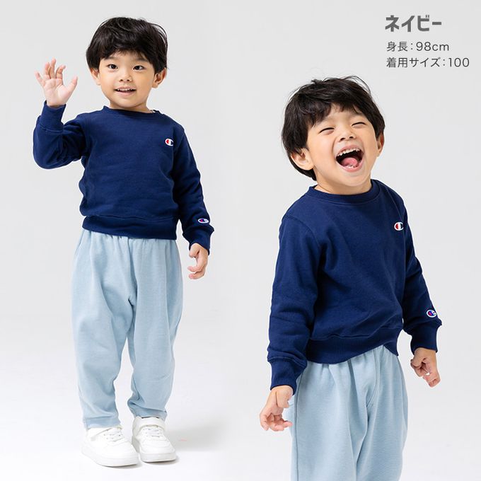 日本 Chil2 - Champion聯名 裏毛定番長袖上衣-白