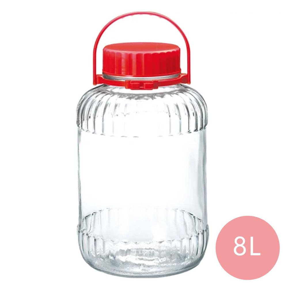 TOYO-SASAKI GLASS 東洋佐佐木 - 日本製玻璃梅酒瓶8L(71808-R)醃漬瓶/保存罐/釀酒瓶/果實瓶