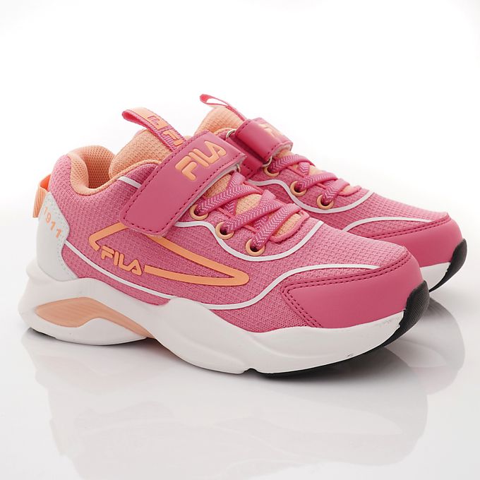 FILA - FILA輕量慢跑運動鞋-3-J812X-515桃(中大童段)-運動鞋-桃