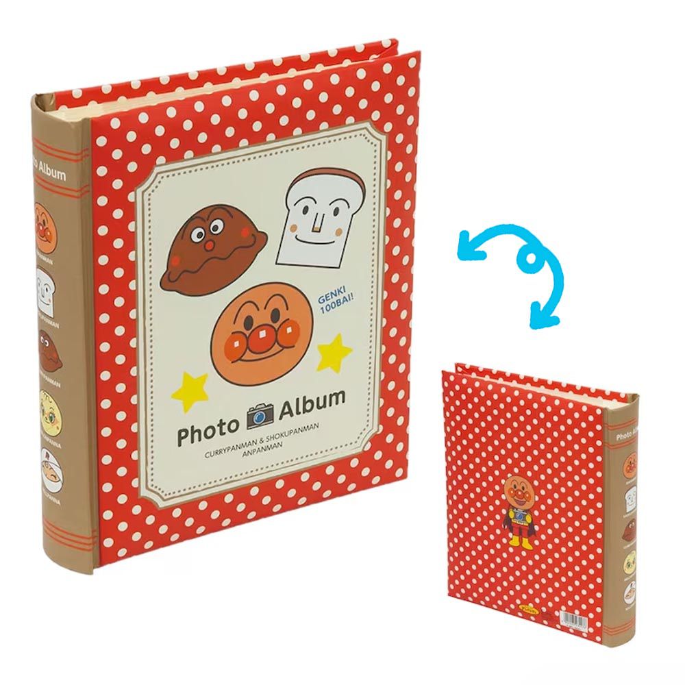日本千趣會 - 麵包超人 書本型相簿收納冊(160枚)-紅 (3x5相片)