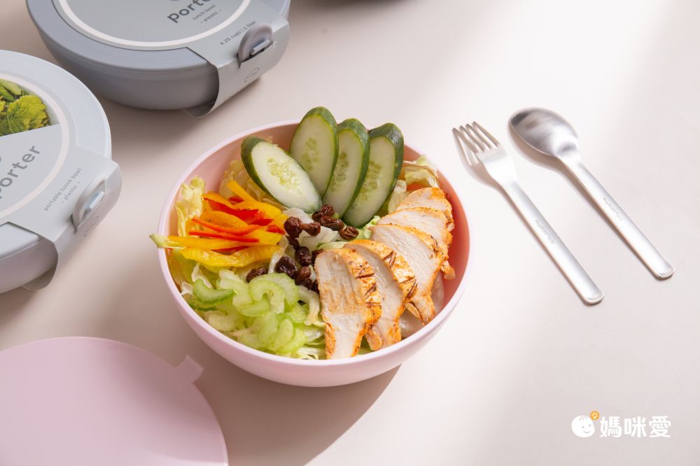 美國 W&P - 綁帶扣 陶瓷餐盒-奶油白-1L