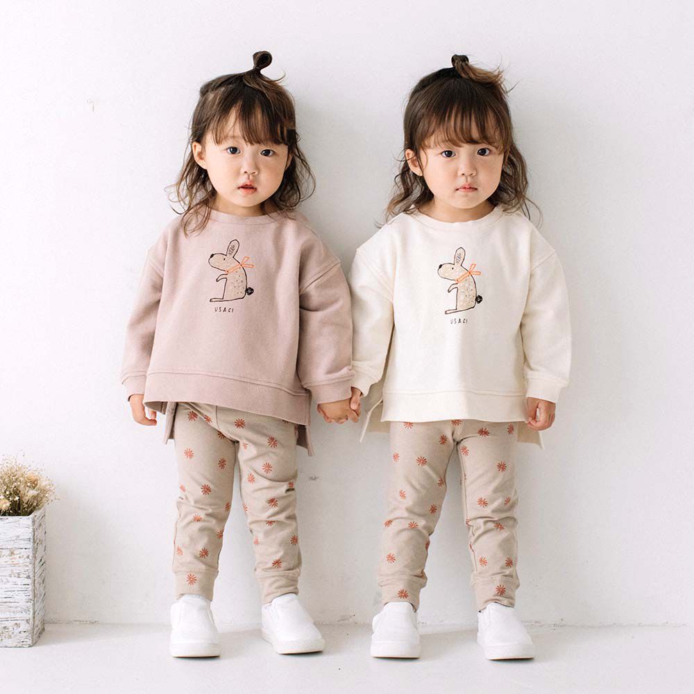 日本 ma lalumiere store - 百搭羅紋彈力合身長褲-炭黑