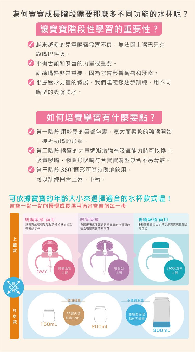 日本 Richell 利其爾 - TLI 兒童雙握把水杯專屬配件組-鴨嘴吸管配件-兩組吸管頭及吸管/盒