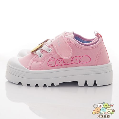 角落生物 - 卡通帆布款童鞋(中小童段)-休閒鞋-粉色