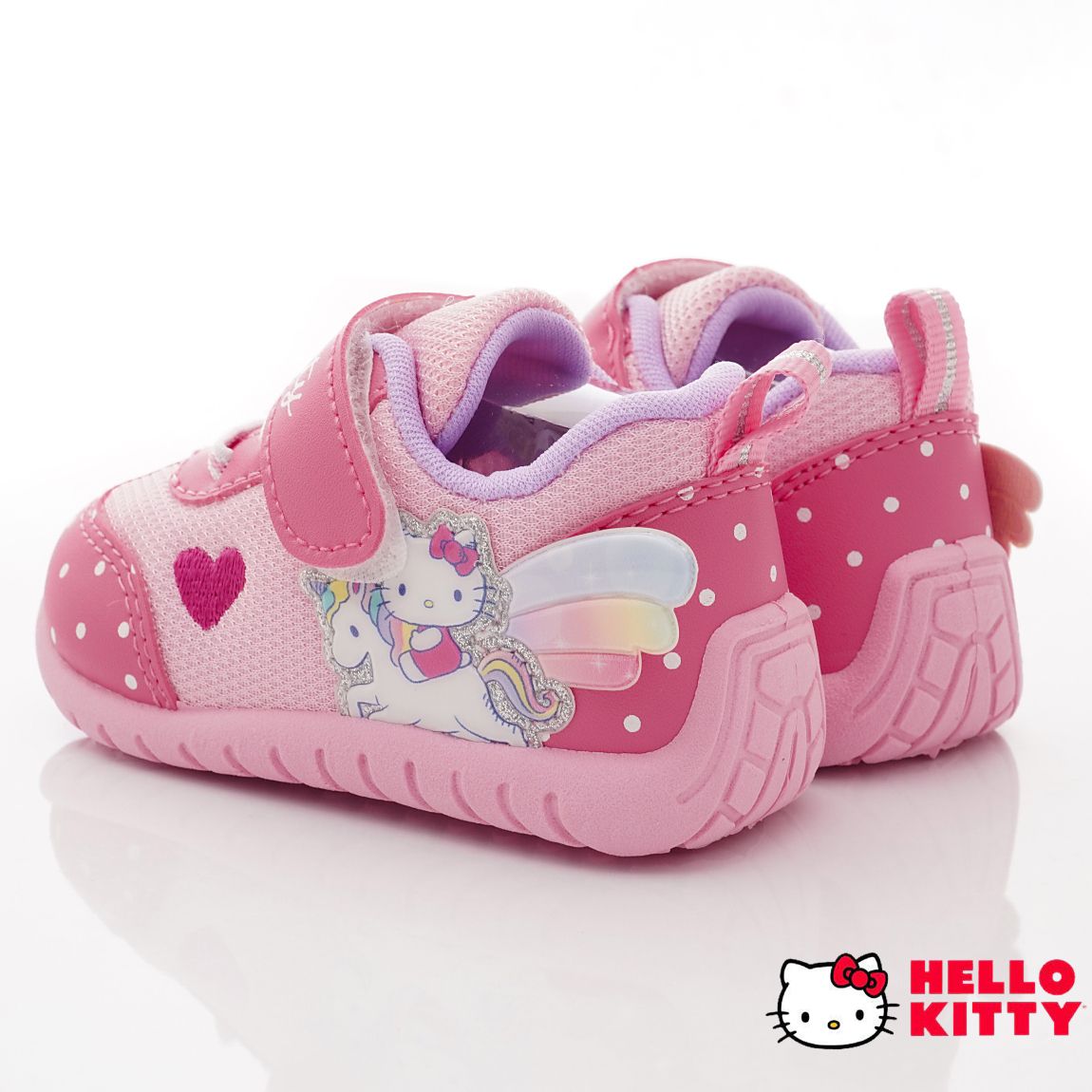 HELLO KITTY - 台灣製甜心休閒運動款(小童段)-運動鞋-粉