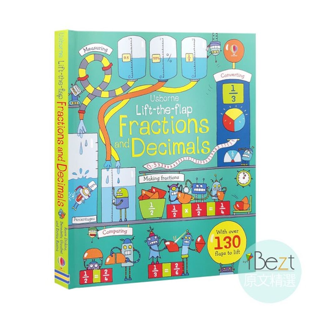 Usborne Lift-the-flap Fractions and Decimals
