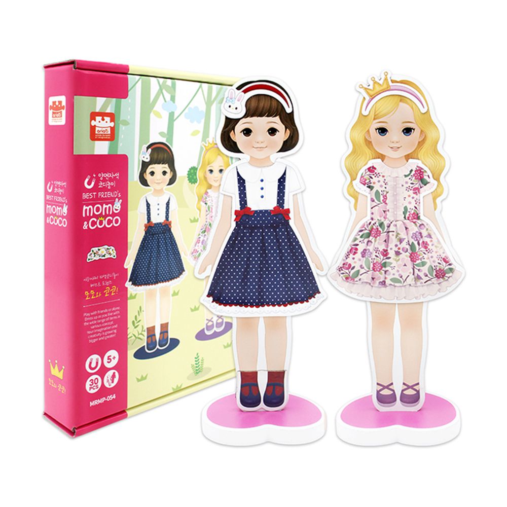 韓國 Ariati - 磁性遊戲書-換裝娃娃