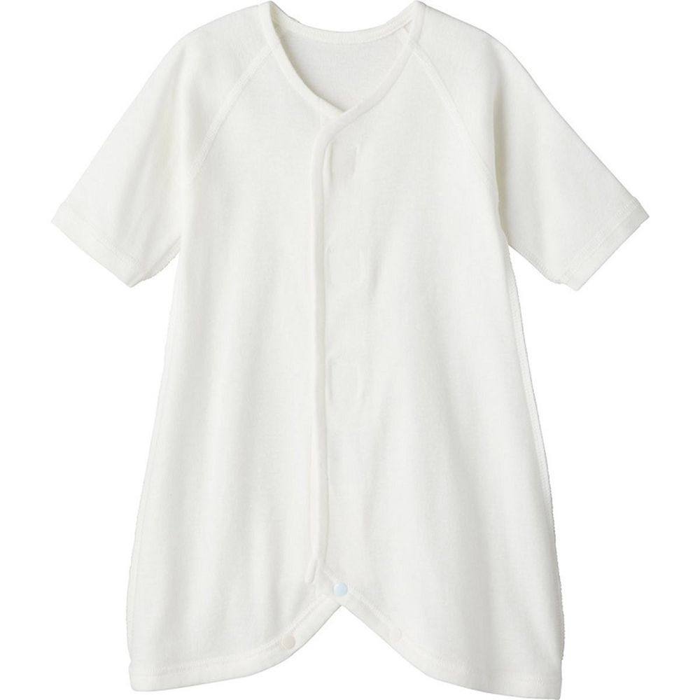 日本 Combi - mini系列-純棉蝴蝶衣(黏貼式)-白色 (60-70)