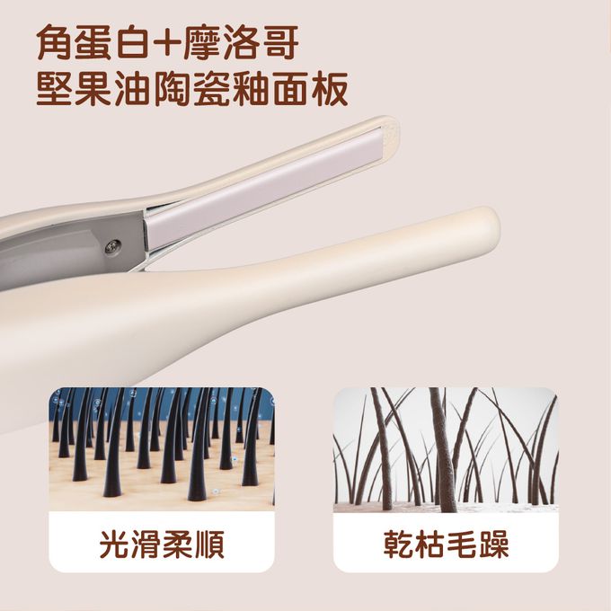 0.7CM超細熨燙面，整燙造型超順手