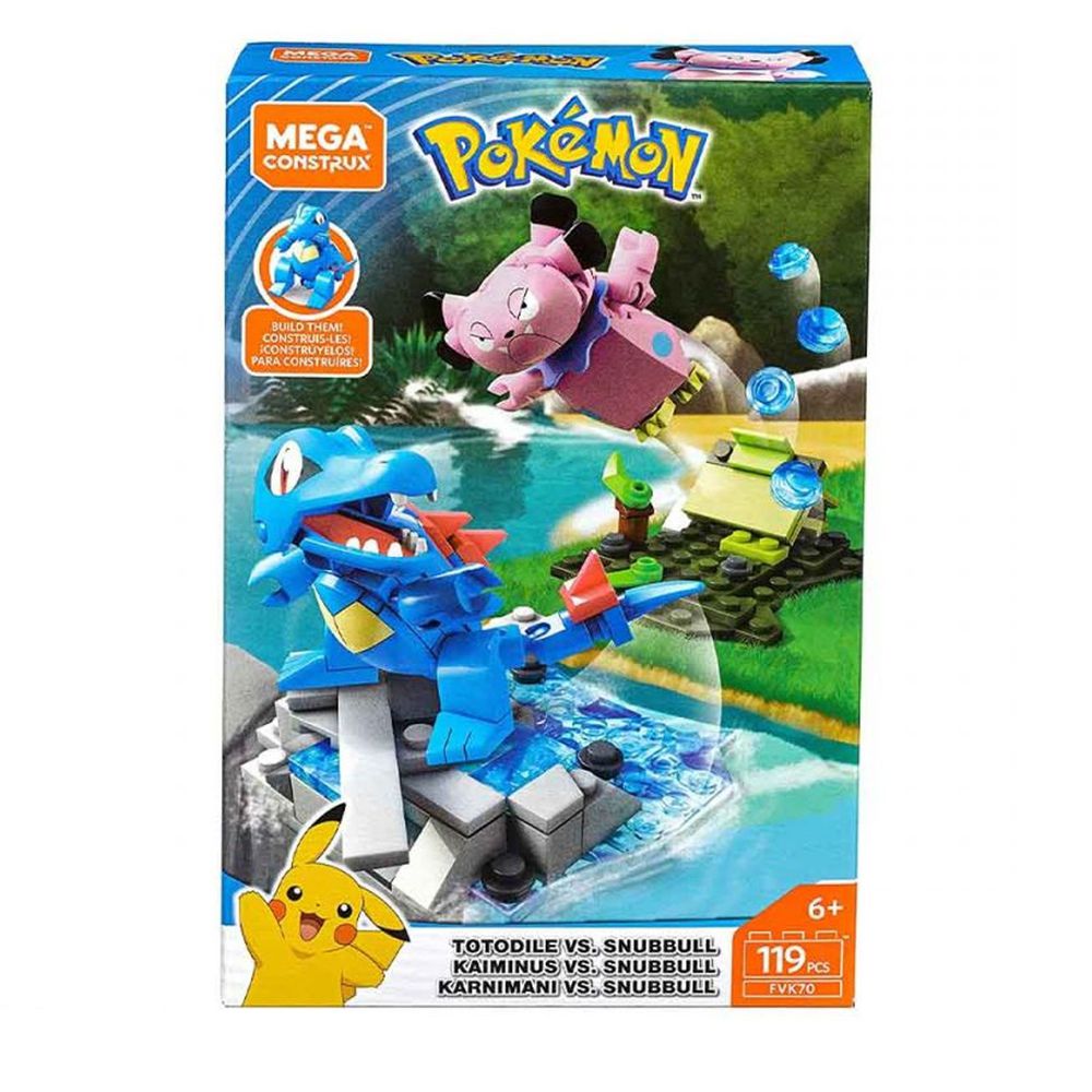 寶可夢 Pokemon - Mega Construx 美高創建精靈寶可夢 小鋸鱷與布魯對戰組