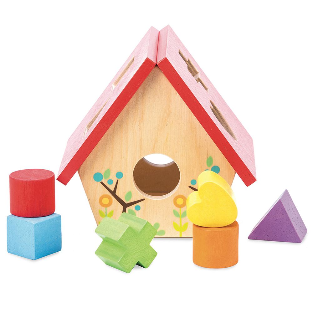 英國 Le Toy Van - 小小鳥屋立體形狀啟蒙玩具