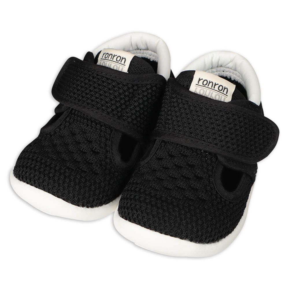 編織網眼鞋-黑色