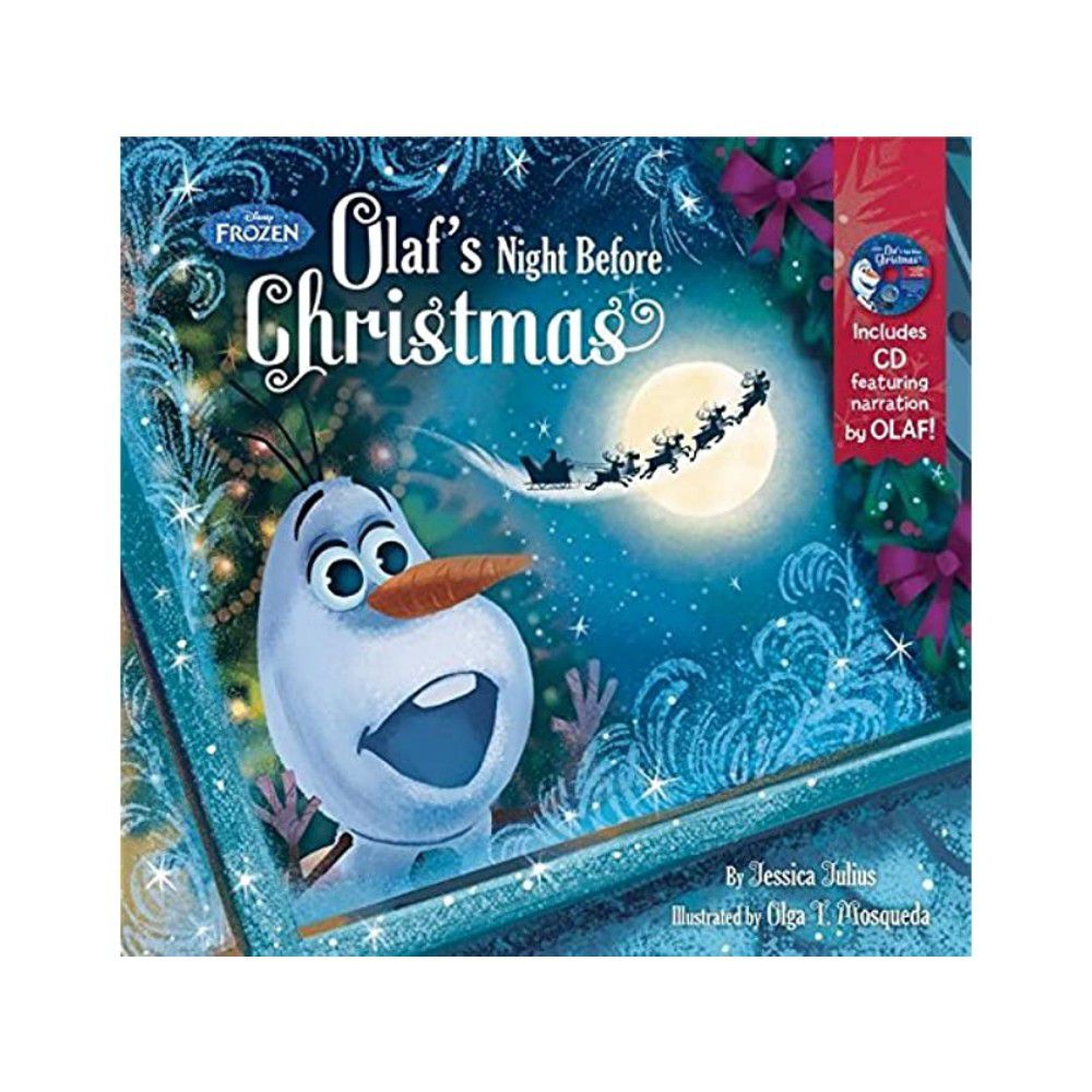 迪士尼系列CD有聲書-Frozen Olaf's Night Before Christmas 冰雪奇緣：雪寶的平安夜