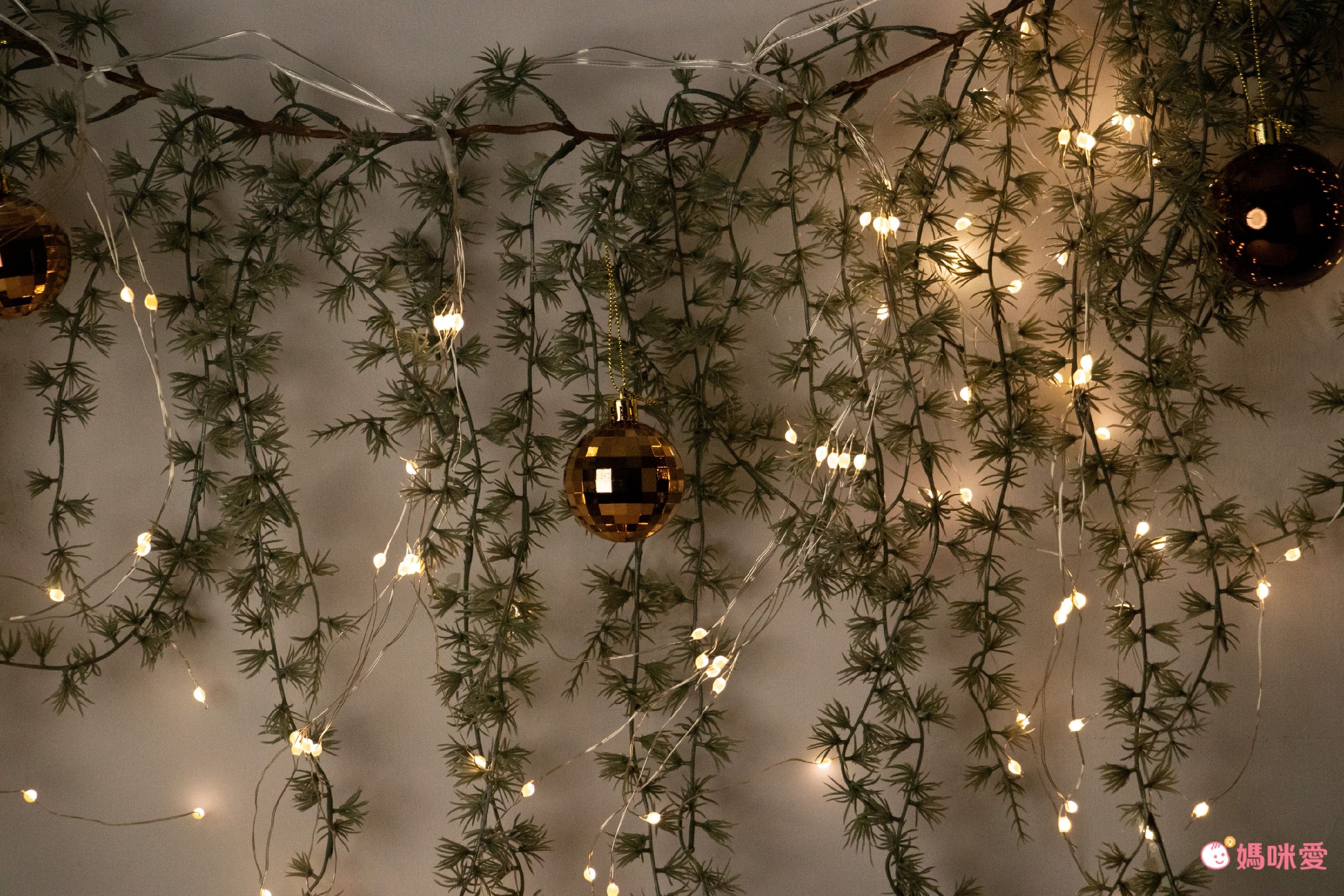 韓國 Bebe Deco - DIY聖誕樹/聖誕樹藤壁飾燈-銀白世界 (180cm)