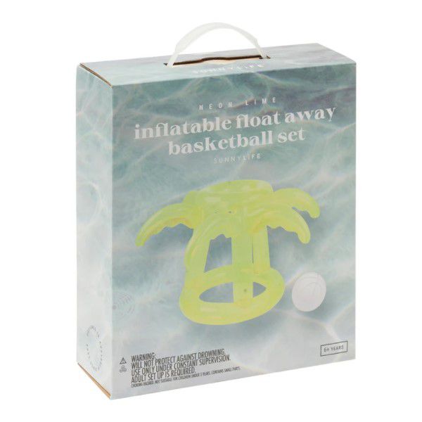 澳洲 Sunnylife - 水上套圈圈組-螢光仙人掌-50 x 45 x 67 公分