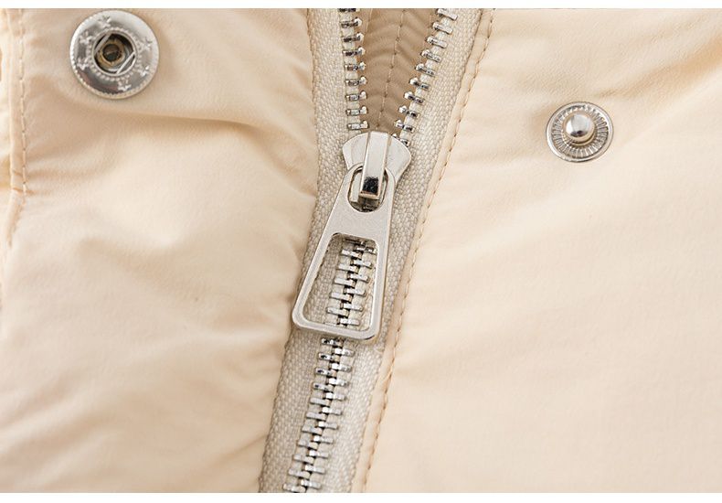 90%白鴨絨羽絨背心-大口袋-玫紅