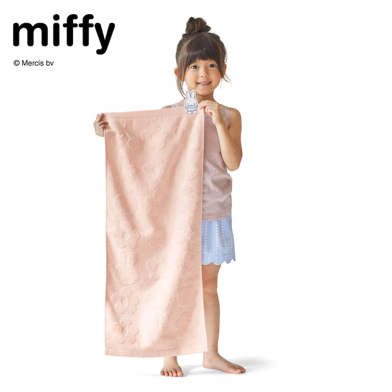 日本千趣會 - 米飛 日本製今治純棉長毛巾-藍 (34x80cm)