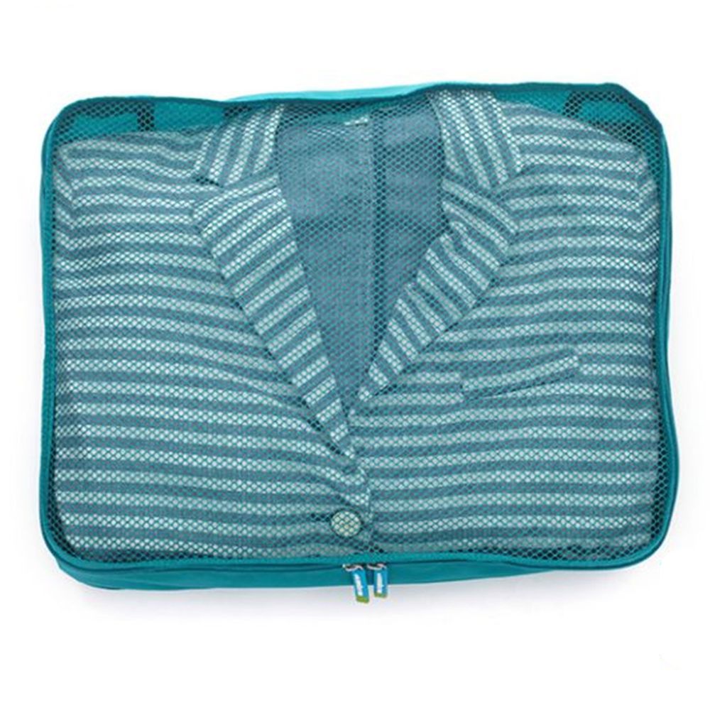 M Square - 商旅系列Ⅱ折疊衣物袋L-湖水藍