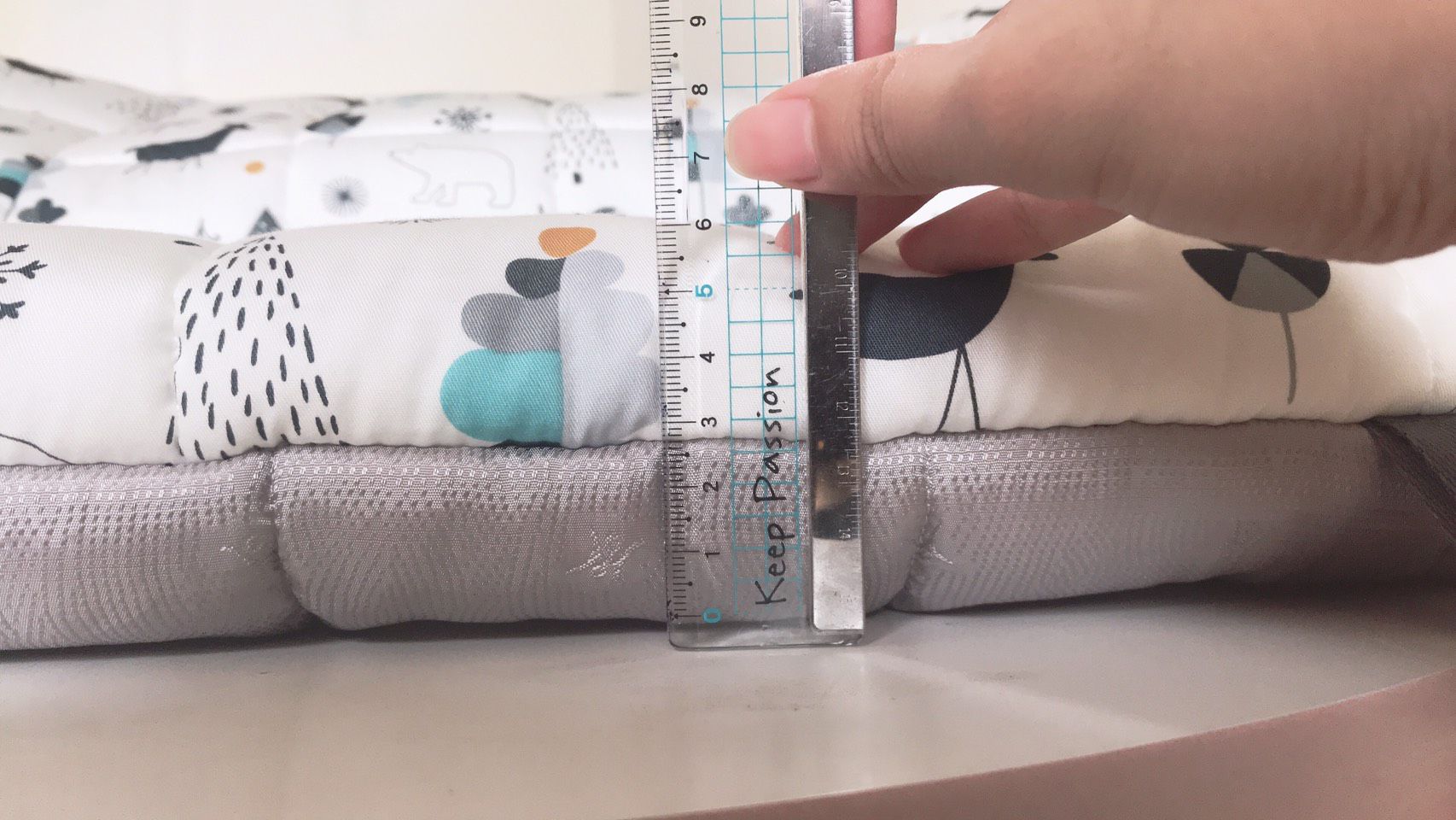 韓國 Formongde - 5cm厚墊雙面用睡袋/寢具(附收納袋)-媽咪愛專屬花色-閃亮獨角獸