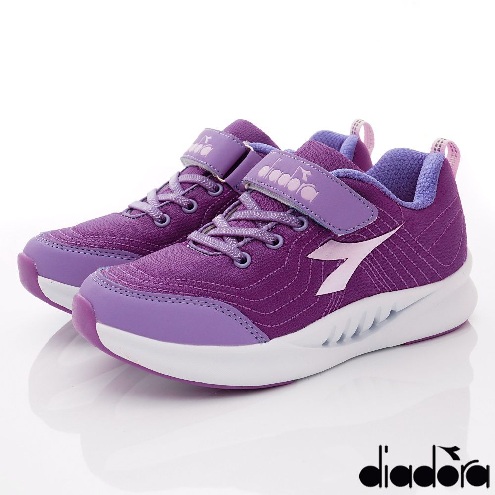 DIADORA - 春夏新品義式競速運動簡約鞋款(大童段)-紫