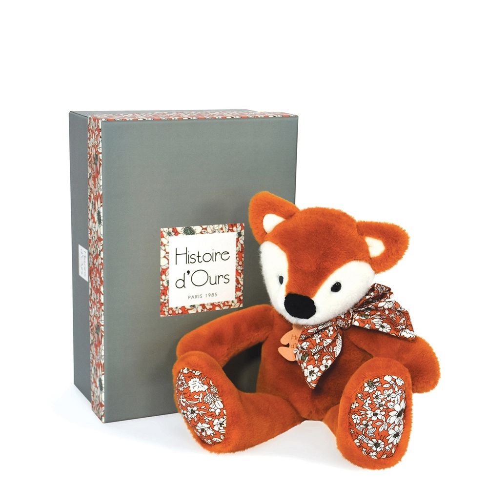 布偶抱抱好夥伴25cm-碎花紅狐