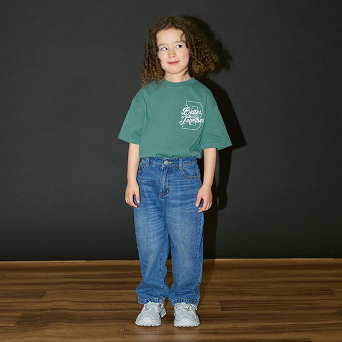 日本 b-ROOM - 美式休閒印花短袖上衣-黑