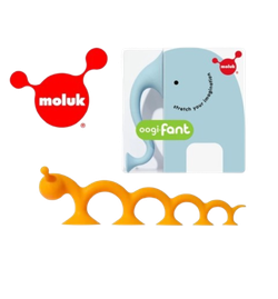 瑞士MOLUK - Oogi麻吉好朋友【洗澡玩具】艾樂芬長長的象鼻+大橘蟲