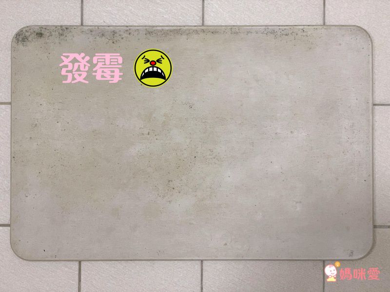 森呼吸 - 台灣製波浪人體工學珪藻土吸水地墊/ 1入組-白 (XL)-60x40x0.8cm