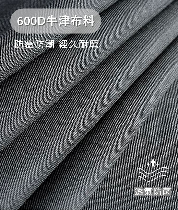 Vanibaby - 北歐風牛津布髒衣籃洗衣籃-附滾輪-深灰