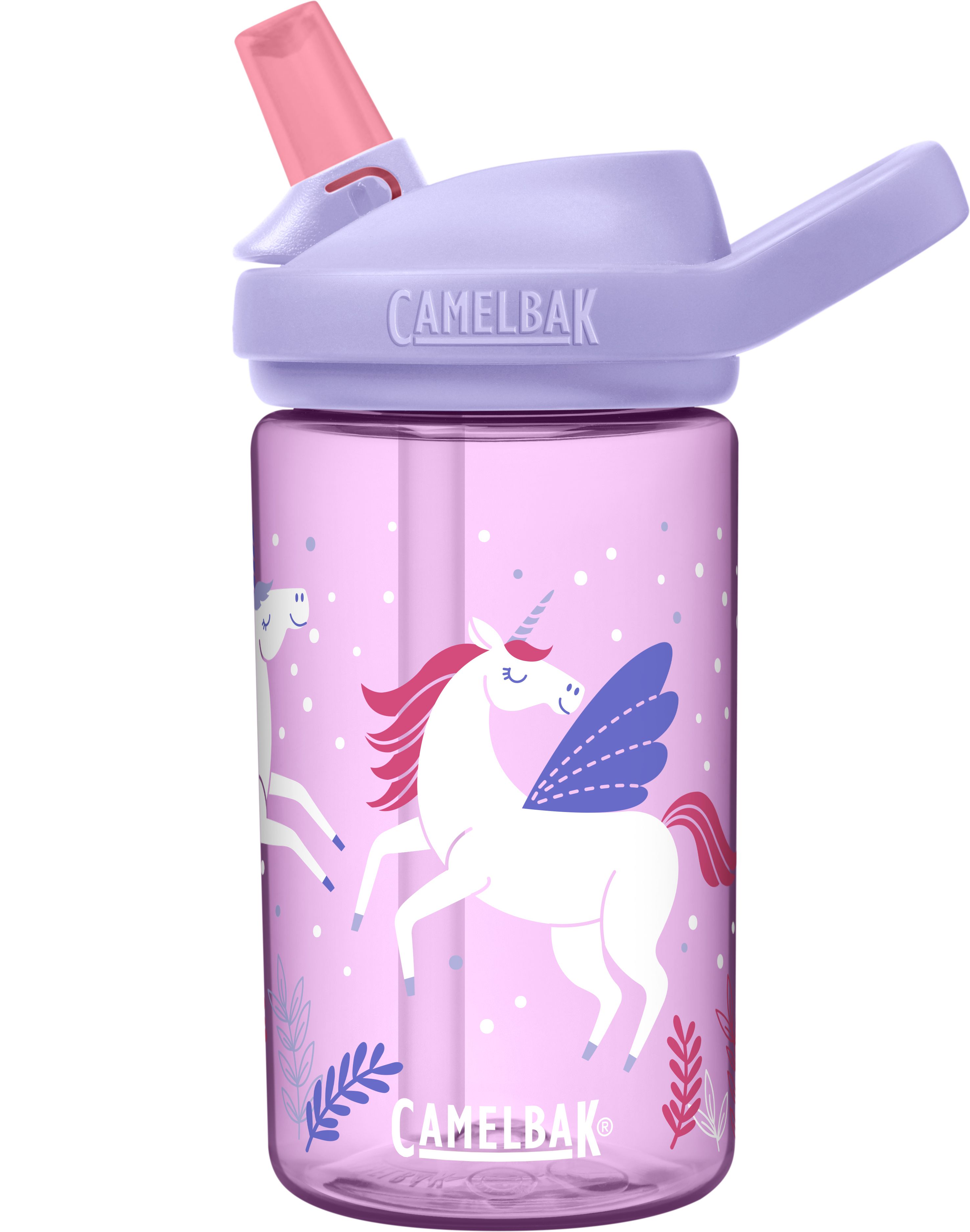 CamelBak - EDDY+ 兒童吸管運動水瓶RENEW-獨角獸精靈-400ML