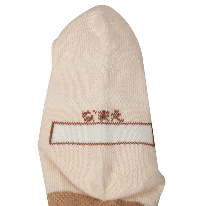 akachan honpo - 踝襪3雙組-小貓-淺卡其色 (9~14cm)