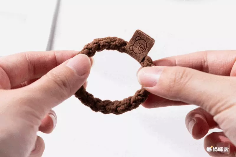 泰迪絨高彈力百搭髪圈(10入組)-熊熊-混色