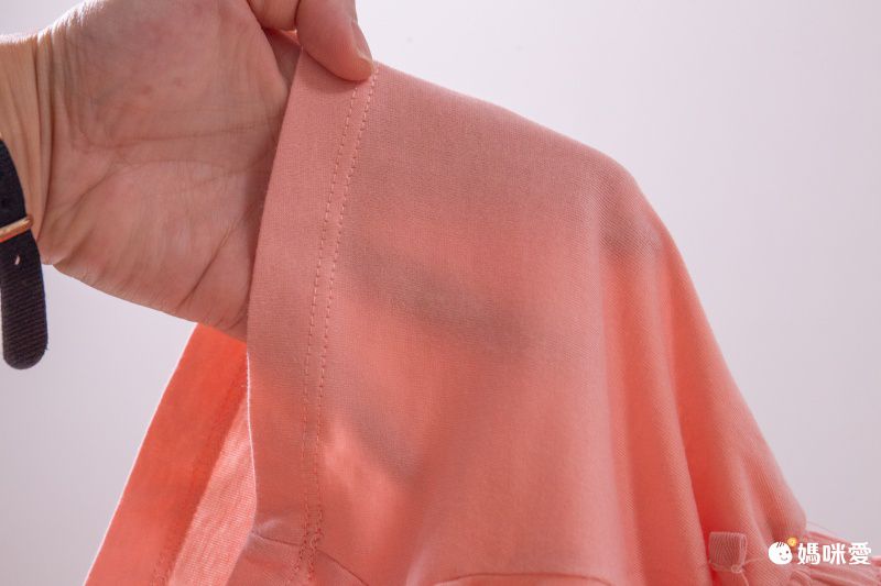 花邊鬆緊純棉短褲-暗粉色