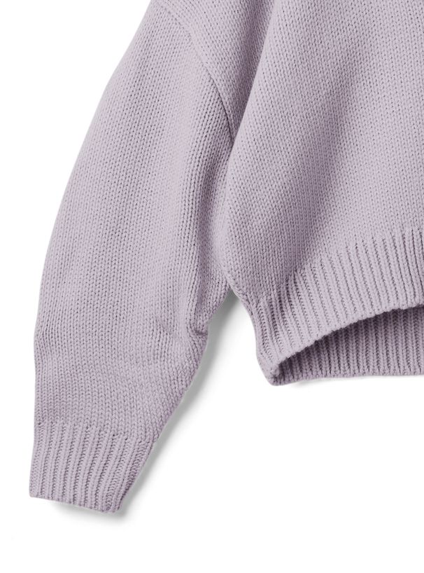 日本 GRL - 甜美開襟短版針織外套-淺卡其 (F)