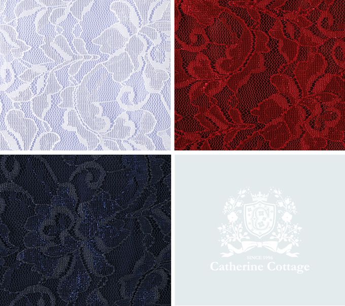 日本 Catherine Cottage - 浪漫蕾絲薄紗長洋裝/小禮服-紫丁香