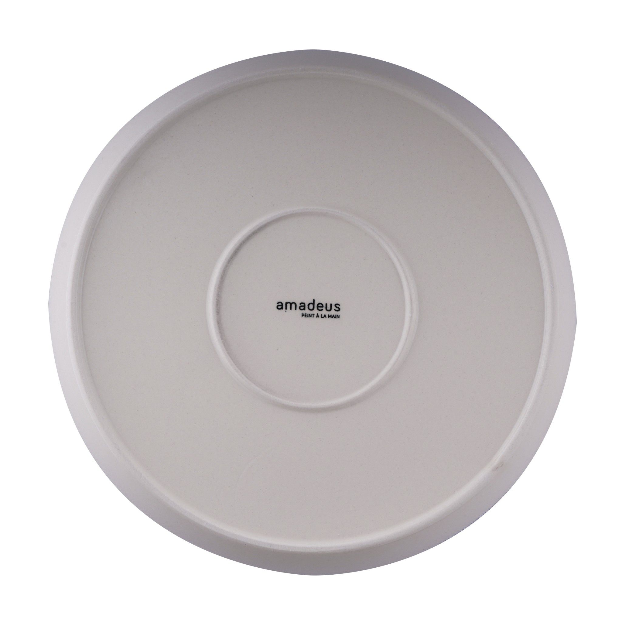 amadeus imany - 花磚10吋盤-藍