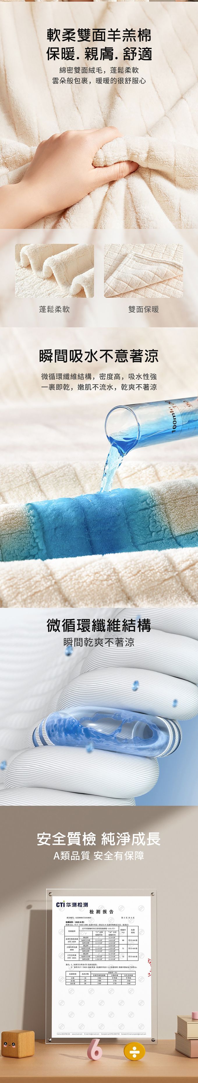 JoyNa - 連帽吸水浴巾 大尺寸斗篷浴巾 可當蓋毯-微笑小象 (105*105CM)