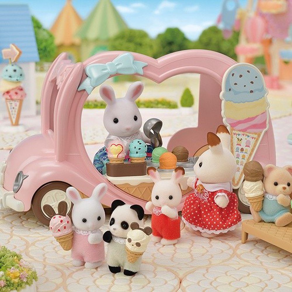 EPOCH - 森林家族-冰淇淋餐車組