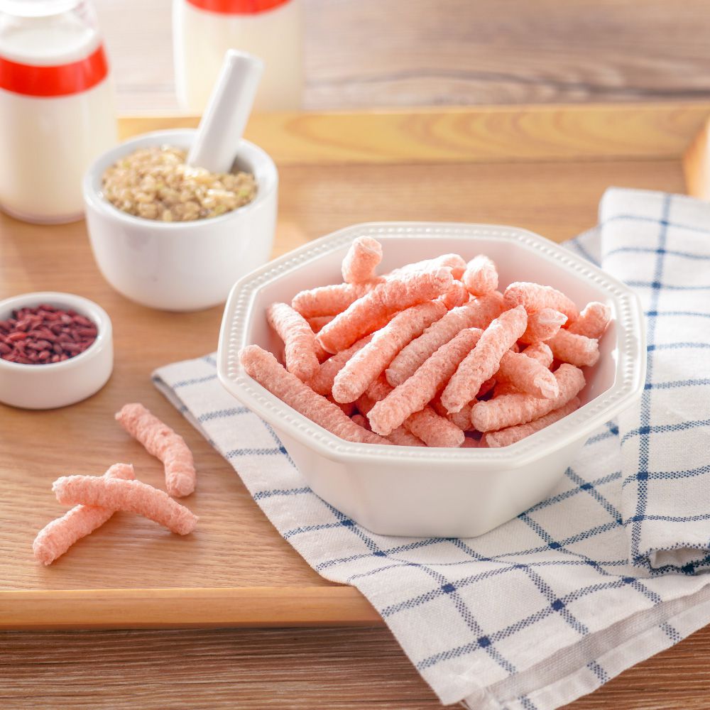 芽米寶貝 - 棒狀米餅（紅麴）-5m+-常溫-50g/包