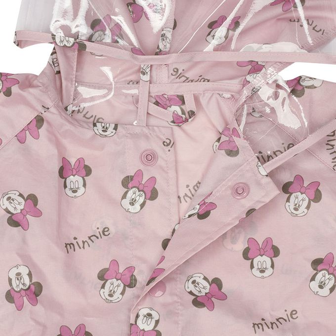 akachan honpo - 短斗篷式雨衣-迪士尼-粉紅色 (80~95cm)