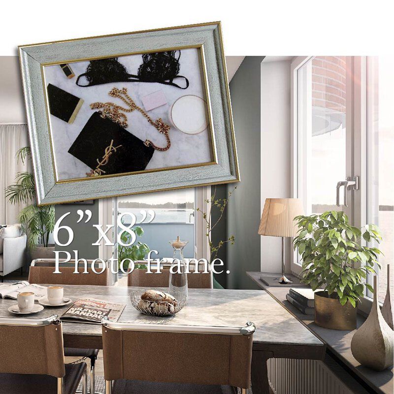 TROMSO - 加州風潮灰藍木紋8X10相框