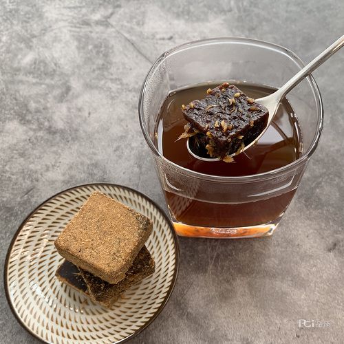 老薑&桂圓紅棗黑糖塊(140g)_3包組-1包/140g