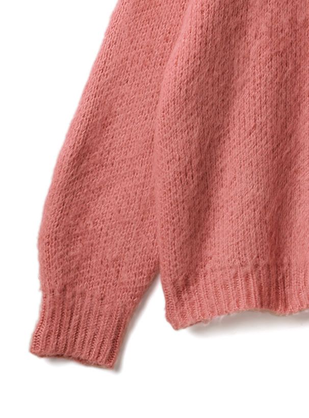 日本 GRL - 柔軟植絨編織毛衣-萊姆黃 (F)