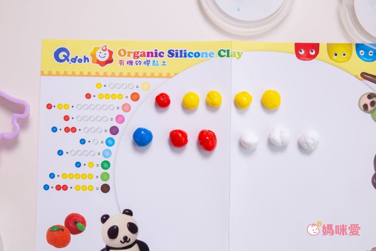 【Q-doh 有機矽膠黏土】不乾硬、無限重複玩！漸進式手指肌力訓練
