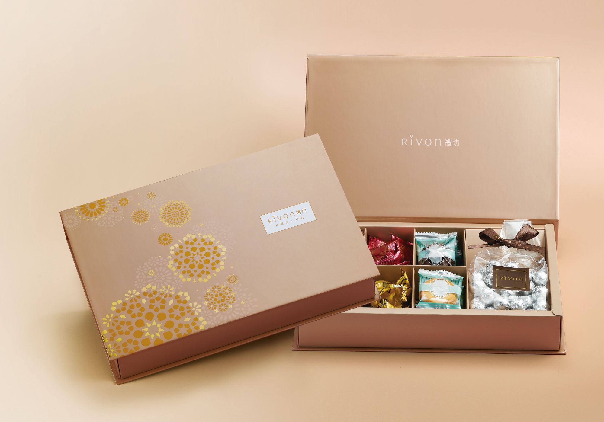 網路爆紅法式點心【禮坊 RIVON】浪漫法式禮盒、蜜漬橙香紅茶磅蛋糕